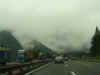 Brennerautobahn Richtung Sdtirol in den Wolken